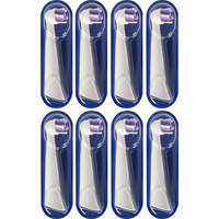 Braun Oral-B iO Strahlendes Weiss 8er, Aufsteckbürste weiß, Für eine aufhellende Reinigung