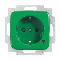 Busch-Jaeger Schutzkontakt-Steckdoseneinsatz grün, Retail