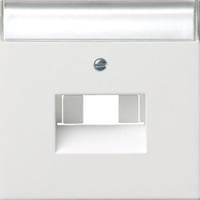 Gira Zentralplatte Universal-Anschlussdose mit Beschriftungsfeld Retail