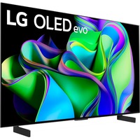 LG OLED42C37LA, OLED-Fernseher 106 cm (42 Zoll), schwarz, UltraHD/4K, HDR, SmartTV, 120Hz Panel