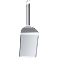Grillspachtel RÖSLE Plancha 25431 silber (silberfarben) B13cm H82cm Edelstahl 18 10 Küchenpaletten mit abgerundeten Ecken zum Wenden von Grillgut Edelstahl 18 10