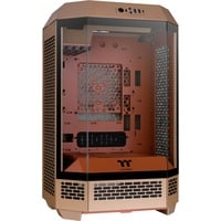 Thermaltake The Tower 300 Gravel Sand, Tower-Gehäuse braun, Tempered Glass