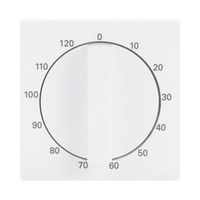 0 Zentralscheibe Bedienelement, Zeitschaltuhr weiß, Retail