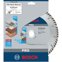 Bosch Professional PRO Multi Material Diamant-Trennscheibe, Ø 230mm Bohrung 22,23mm