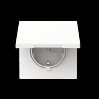 Busch-Jaeger Schutzkontakt Steckdose Safety Plus weiß, Retail