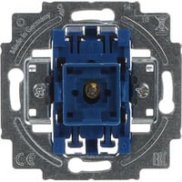 Busch-Jaeger Wippkontrollschalter 10 Ampere mit Glimmlampe Typ 2000/6 USK blau, Retail