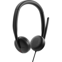 Dell WH3024, Headset schwarz, USB-A