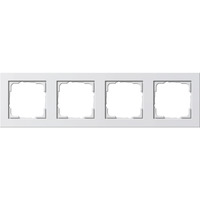 Gira Rahmen vierfach Reinweiß glänzend Kunststoff Thermoplast Unterputzmontage IP20 weiß (glänzend), Retail