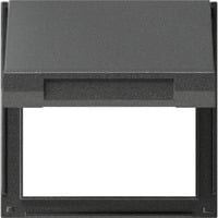 4010337654674 - GIRA 065467 Adapterrahmen Klappdeckel TX_44 WG UP Anthrazit