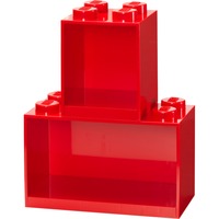 Room Copenhagen LEGO Regal Brick Shelf 8+4, Set 41171730 rot, 2 Regale