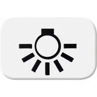 0 Tastersymbol aws 2525 LI-214, Rahmen weiß, Retail