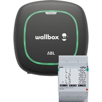 ABL E-Mobility Wallbox Pulsar Solar Bundle 11kW, mit Ladekabel schwarz, 3-phasig, WLAN, Bluetooth, Energiezähler