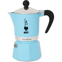 Rainbow, Espressomaschine hellblau, 6 Tassen Kapazität: 6 Tassen/0,27 Liter