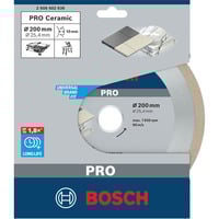 Bosch PRO Ceramic Diamant-Trennscheibe, Ø 200mm Bohrung 25,4mm