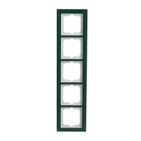 Busch-Jaeger Abdeckrahmen 5-fach, Abdeckung grün, Retail