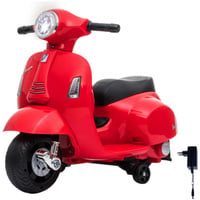 Jamara Ride-on Vespa Mini, Kinderfahrzeug rot, Lithium-Ionen-Akku