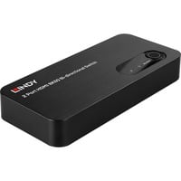 Lindy 2-Port HDMI Switch 2.1 8K60 HDR schwarz, bidirektional