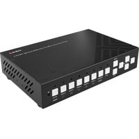 Lindy 5 Port KVM Switch Seamless Multiview, KVM-Switch schwarz