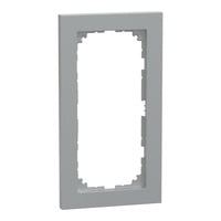 Merten Decor Rahmen zwei fach aluminium, Retail