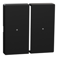 Merten Wippe zweifach matt, Abdeckung schwarz (matt), Retail