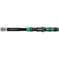 Wera Drehmomentschlüssel mit Durchsteckvierkant Click-Torque Lock C 3 R/L schwarz/grün, Abtrieb 1/2", 40 bis 200 Nm