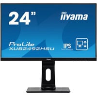 iiyama ProLite XUB2492HSU Generalüberholt, LED-Monitor 61 cm (24 Zoll), schwarz, FullHD, HDMI, DP, VGA, USB-Hub