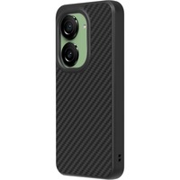 ASUS RhinoShield Zenfone 10 Case Carbon Fieber/black, Schutzhülle schwarz/grau, Carbon Fiber-Design