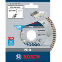 Bosch Professional PRO Ceramic Diamant-Trennscheibe, Ø 115mm Bohrung 22,23mm
