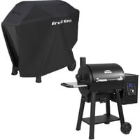 Broil King Regal Pellet Smoker 400 - BUNDLE schwarz, iQue Smart Steuerung, inkl. Schutzhülle