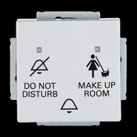 Busch-Jaeger Klingeltaster Einschalteinrichtung Do Not Disturb Make Up Room aluminium, Retail