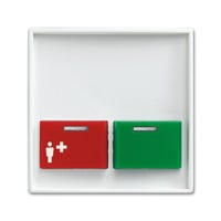 Busch-Jaeger Zentralscheibe alpinws 2548-642 B-914, Abdeckung weiß, Retail