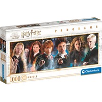 Clementoni Panorama - Wizarding World Harry Potter, Puzzle 1000 Teile