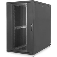 Digitus Serverschrank Unique Serie - 800x1000 mm, IT-Schrank schwarz, 26 Höheneinheiten