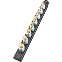 Hazet SmartRail 1/2" Steckschlüsseleinsatz-Satz Innensechskant, 8-teilig schwarz, 6mm - 17mm, kurz