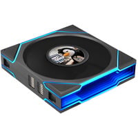 Lian Li UNI FAN TL LCD FLEX 120 Wireless, Gehäuselüfter schwarz, Reverse , 124 mm