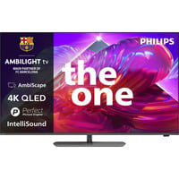 Philips 65PQS9001/12 The One, QLED-Fernseher 164 cm (65 Zoll), grau, UltraHD/4K, Ambilight 3-seitig, Drehbarer Standfuß, 120Hz Panel