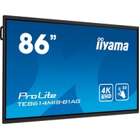 iiyama ProLite TE8614MIS-B1AG, Public Display schwarz, UltraHD/4K, WLAN, Android