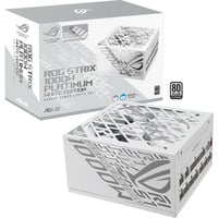 ASUS ROG Strix 1000W Platinum White Edition (ROG Equalizer), PC-Netzteil weiß, 1x 12 Pin High Power GPU, 4x PCIe, Kabelmanagement, 1000 Watt