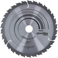 Bosch PRO Wood Kreissägeblatt, Ø 235mm, 30Z Bohrung 30mm, für Handkreissägen