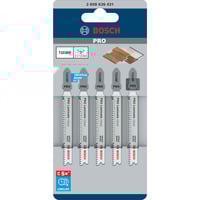 Bosch Stichsägeblatt T 101 BIF Special for Laminate, 83mm 5 Stück