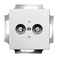 Busch-Jaeger Potentialausgleich Aluminium 2-fach Unterputz, Dose aluminium, Retail