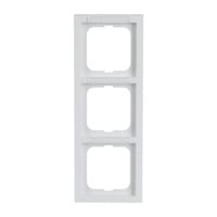 Busch-Jaeger Rahmen dreifach mit senkrechter Beschriftung weiß, Retail