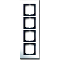 Busch-Jaeger Rahmen vierfach chrom, Retail