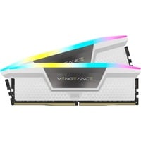 Corsair DIMM 64 GB DDR5-5200 (2x 32 GB) Dual-Kit, Arbeitsspeicher weiß, CMH64GX5M2B5200C40W, Vengeance RGB, INTEL XMP