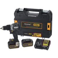DEWALT Akku-Schlagbohrschrauber DCD85MM2T, 18Volt, im McLaren Design grau/schwarz, 2x Li-Ion XR Akku 4Ah, in T STAK Box