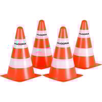 HUDORA Pylone, Gartenspielgerät orange/weiß, 4 Stück
