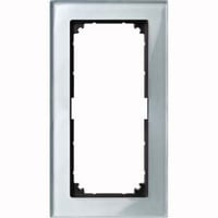 Merten Rahmen Glas zweifach ohne Mittelsteg Retail