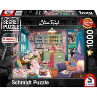 Schmidt Spiele Steve Read: Secret Puzzles - Großmutters Stube 1000 Teile