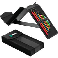 Wera Big Pack Multicolour Winkelschlüssel Innensechskant (metrisch) / Sechsrund Set 1, Schraubendreher 19-teilig, in textieler Box