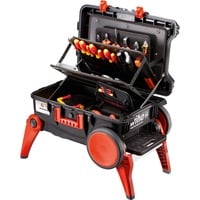 Wiha Werkzeug-Set XXL 3 electric schwarz/rot, 104-teilig, mit Trolley-Koffer